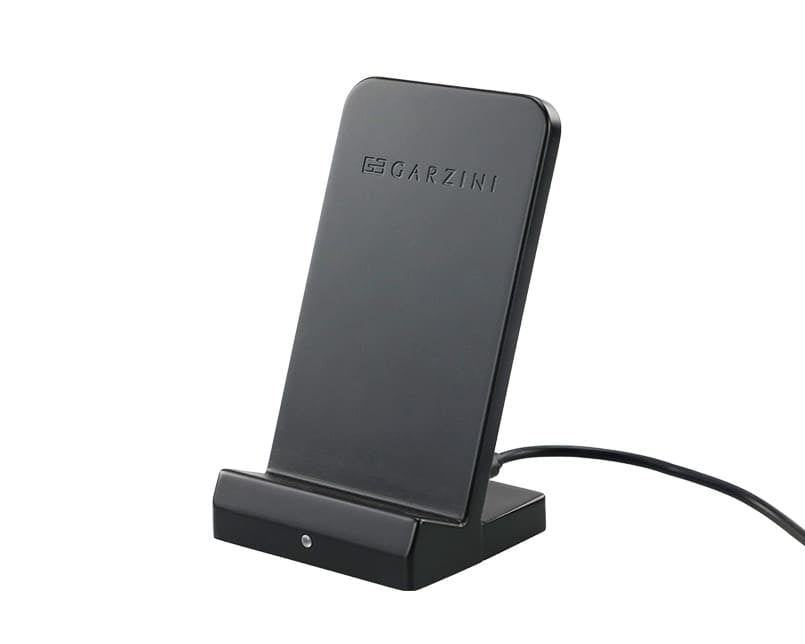 A wireless charger with a white background