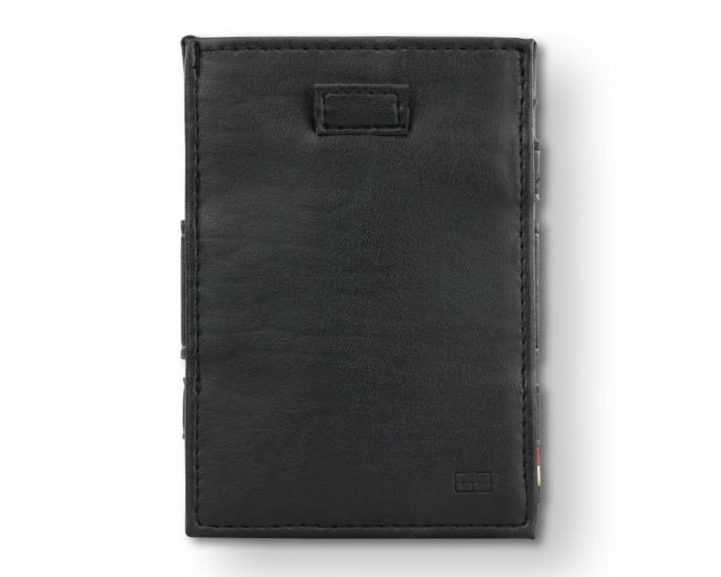 Front view of Cavare Magic Coin Wallet Card Sleeve Vegan in Cactus Black.