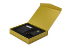 gift box of the essenziale wallet with the lusso key holder