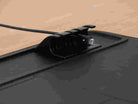 A cable holder with 4 cable slot with one cabl