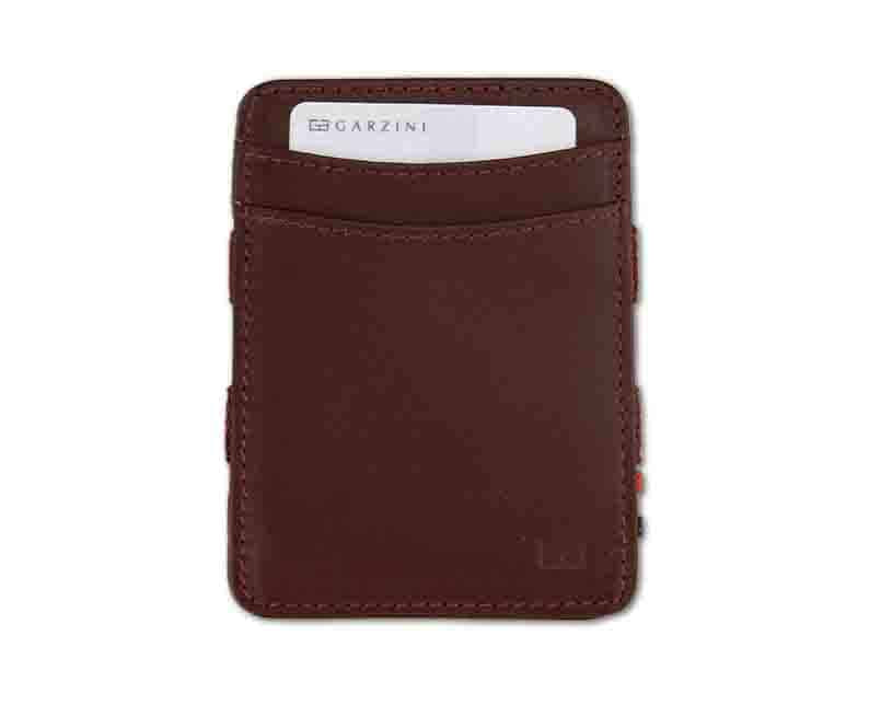 Front view of the Urban Magic Coin Wallet in Burgundy.