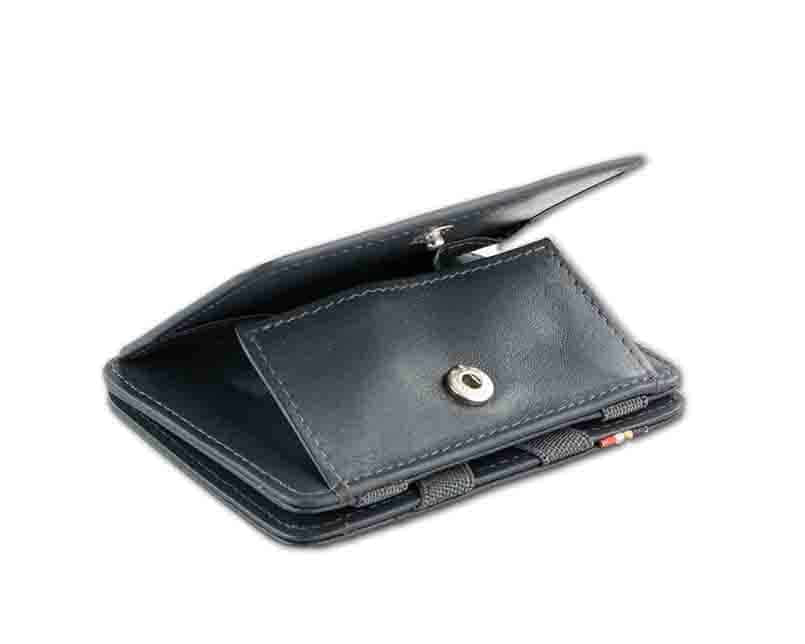 Coin pocket  of the Urban Magic Coin Wallet in Grey.