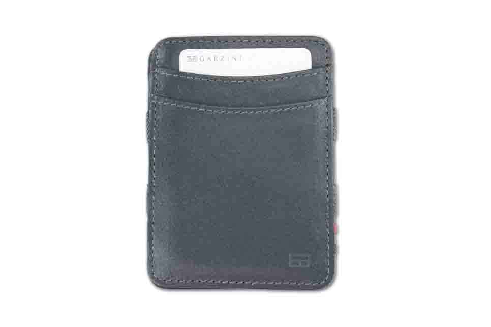 Front view of the Classic Magic Coin Wallet in Grey.