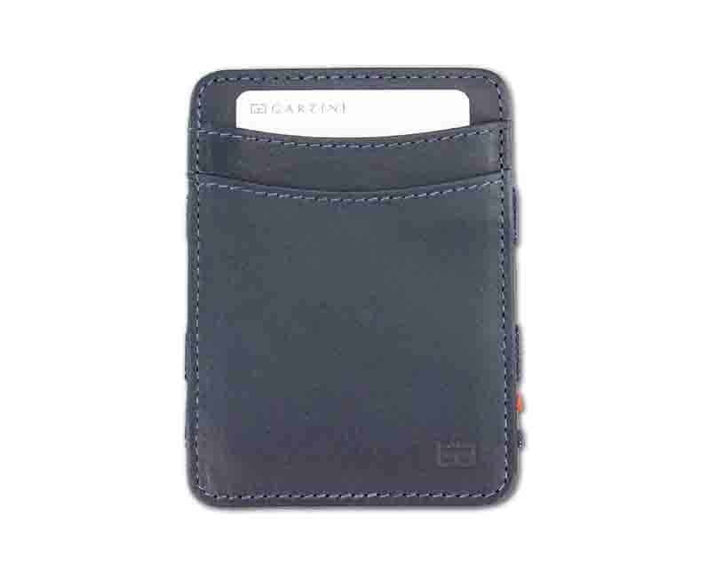 Front view of the Urban Magic Wallet in Blue.
