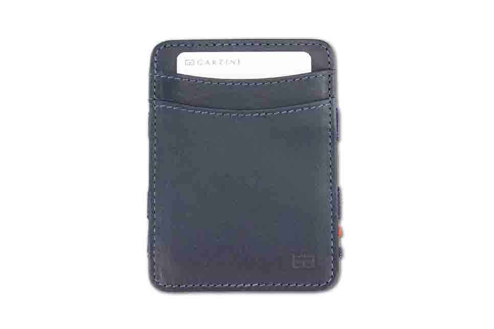 Front view of the Classic Magic Wallet in Blue.