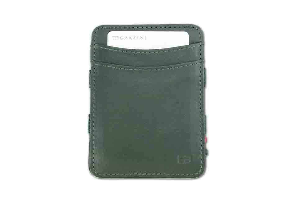 Front view of the Classic Magic Wallet in Green.
