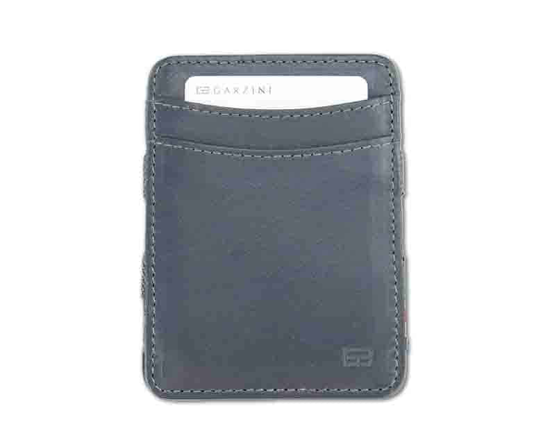 Front view of the Urban Magic Wallet in Grey.