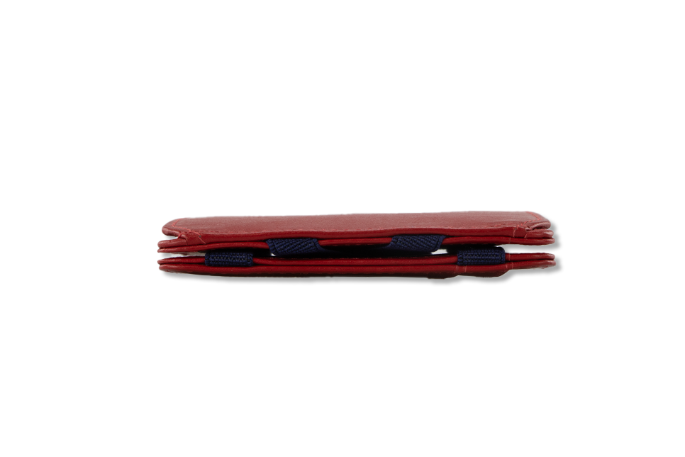 Side view of the Urban Magic Coin Wallet in Red-Blue.