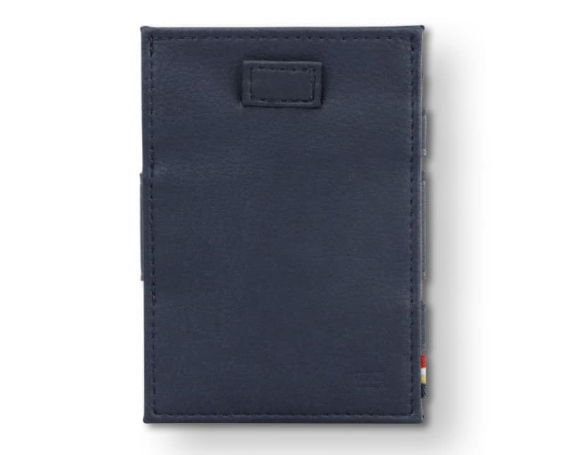 Front view of Cavare Magic Coin Wallet Card Sleeve Vegan in Cactus Blue.