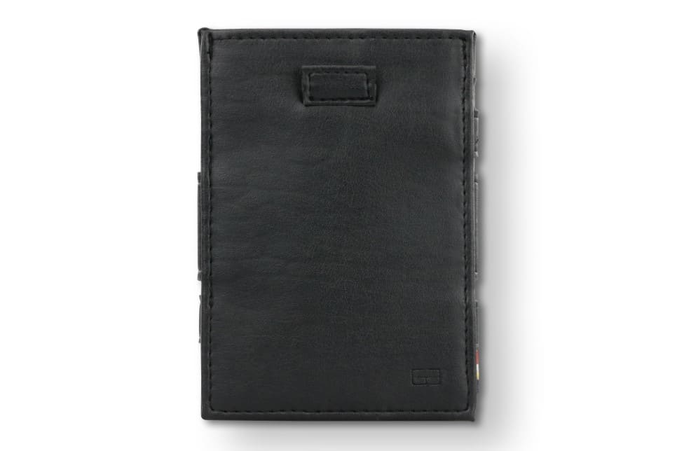 Front view of Cavare Magic Coin Wallet Card Sleeve Vegan in Cactus Black.